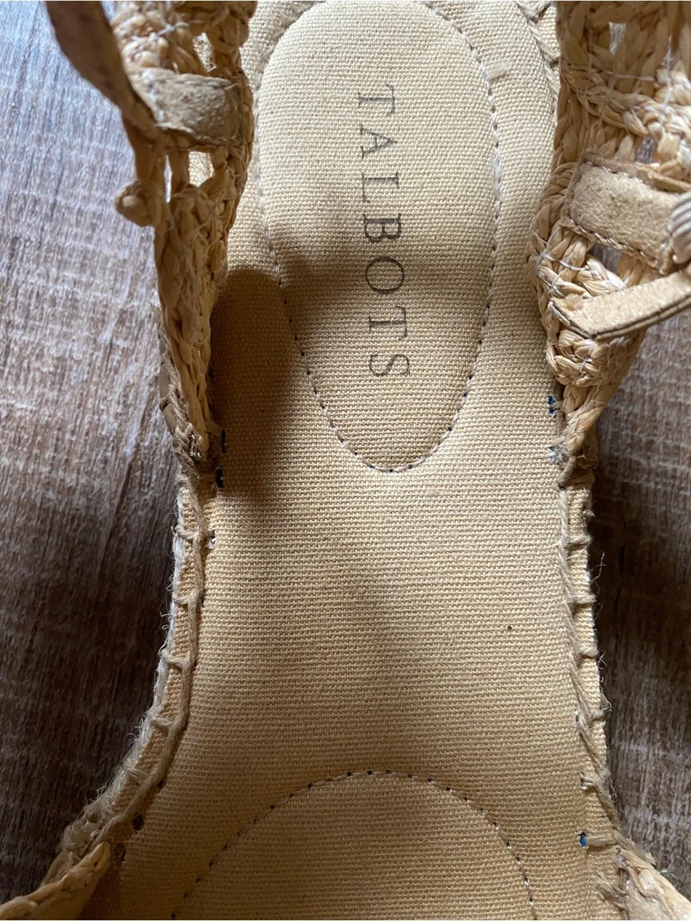Talbots Woven Espadrille Flats in Tan